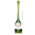 Tea Strainer w/ Holder - Green